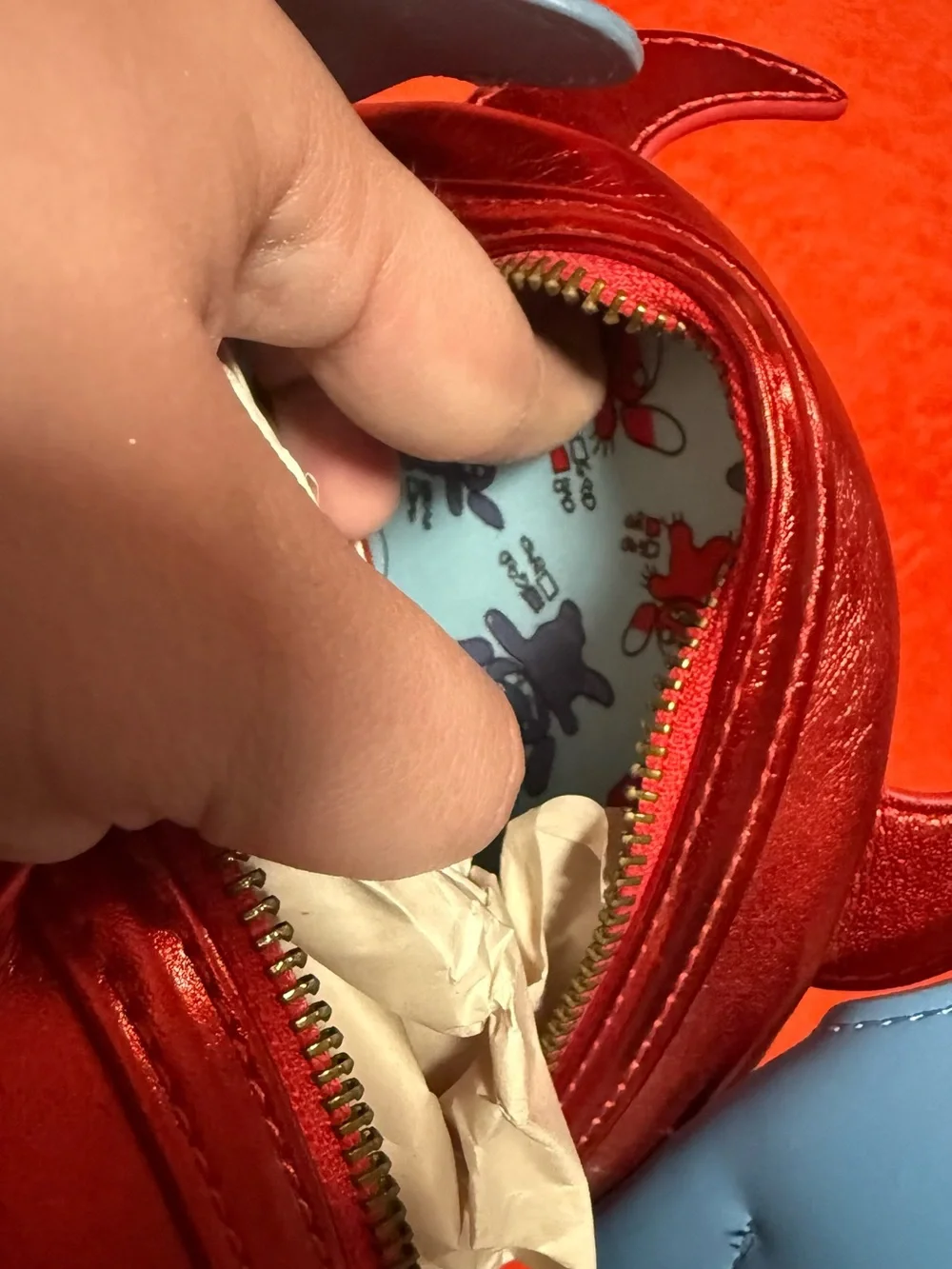 NWT Disney Stitch Devil costume mini backpack